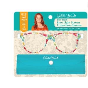 💜The Pioneer Woman Blue Light Screen Protection Glasses w/Case BREZZY blossom